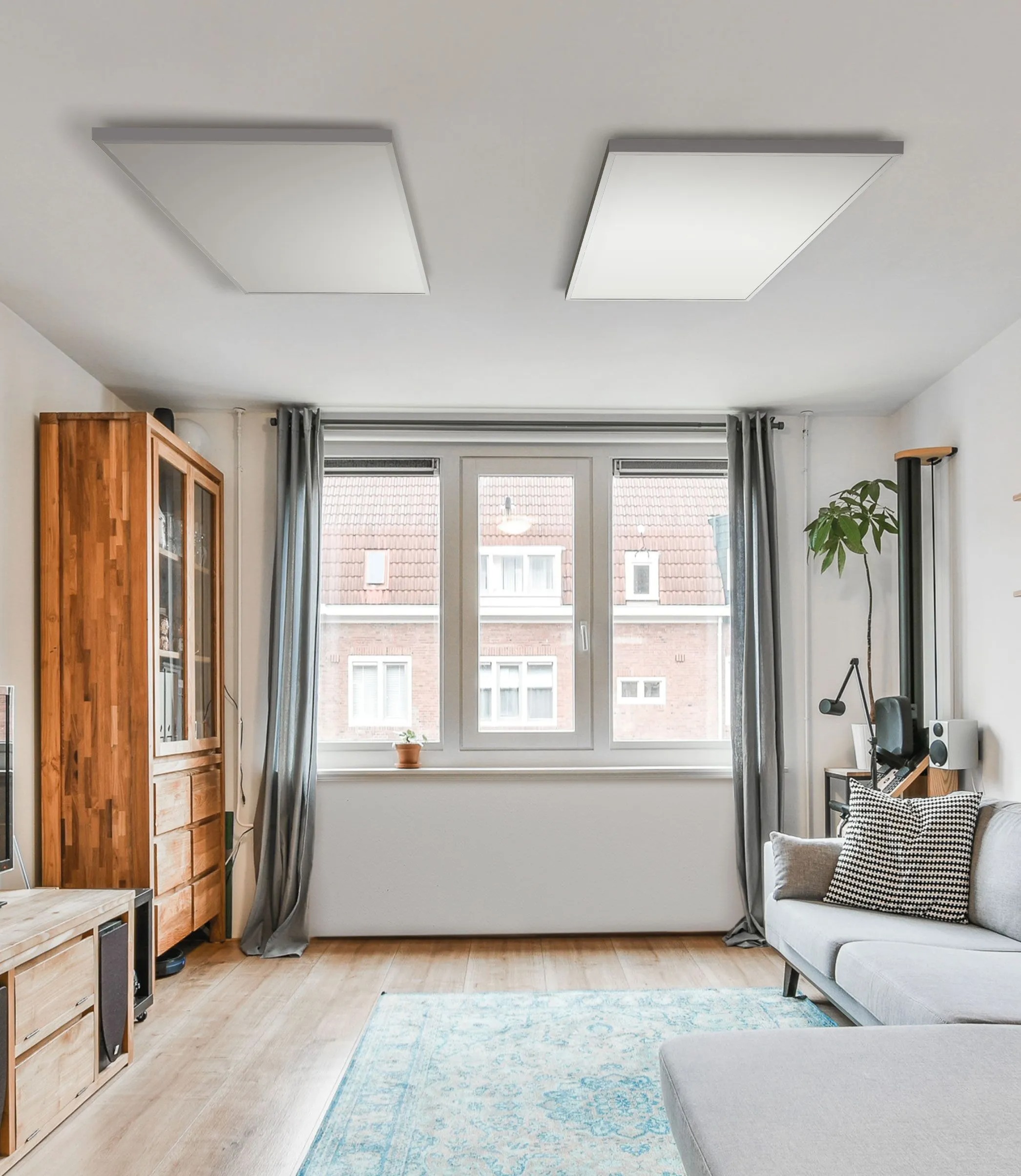 Infrared heating for the ceiling